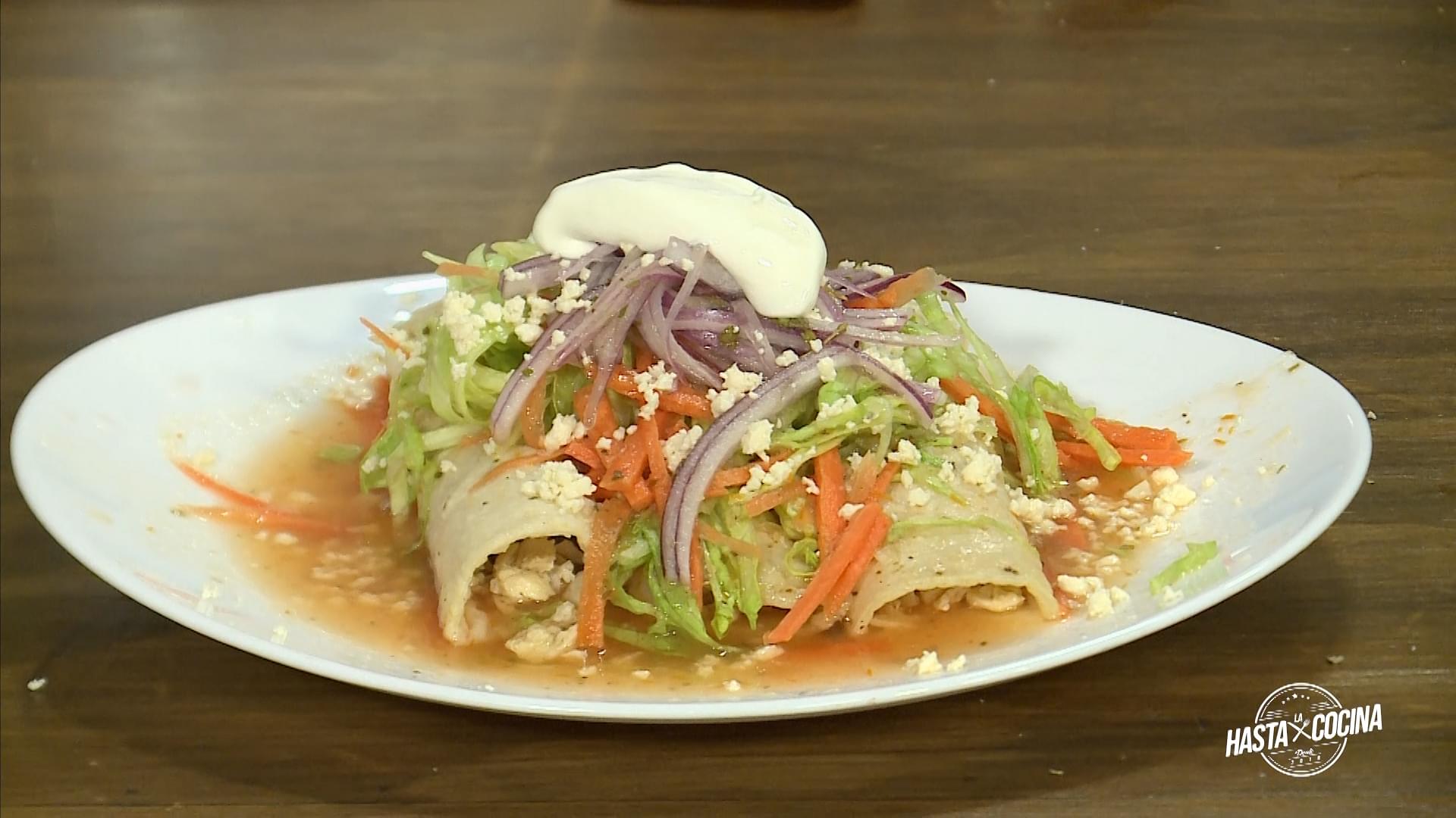 Enchiladas de pollo
